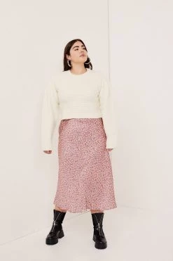 Knitz Shop Dominique Shoulder Pad Sweater