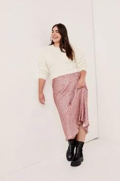 Knitz Shop Dominique Shoulder Pad Sweater