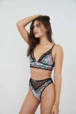 Victorias Secret Shop Odette Floral Triangle Bra