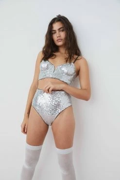 Victorias Secret Shop Glimmer Sequin High-waist Panty