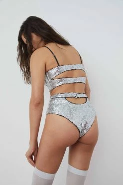 Victorias Secret Shop Glimmer Sequin High-waist Panty