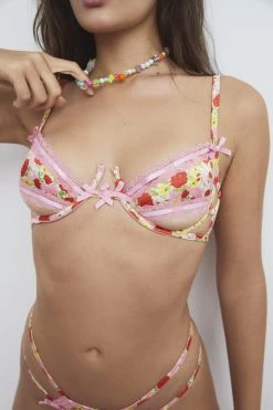 Victorias Secret Painterly Floral Bra Shop
