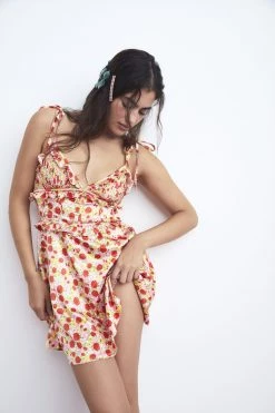 Victorias Secret Shop Painterly Floral Dress 9 Victorias Secret Shop Painterly Floral Dress