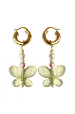 New Tootsie™ Jewelry Butterfly Hoop Earrings