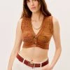 Knitz Helena Crop Sweater Vest