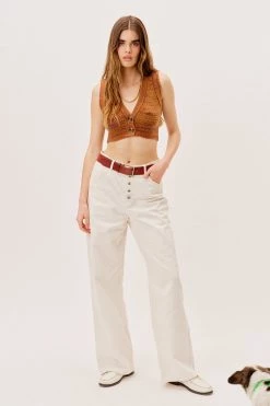 Knitz Helena Crop Sweater Vest