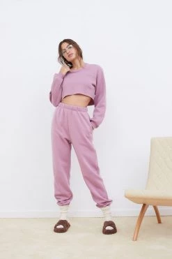 For Love & Leisure Josie Cropped Sweatshirt Shop