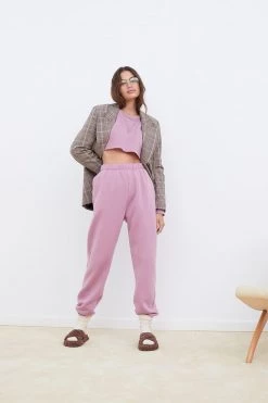 For Love & Leisure Shop Josie Foldover Waistband Sweatpant