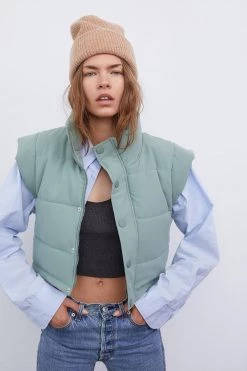 For Love & Leisure Shop Mini Puffer Vest