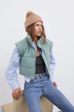 For Love & Leisure Shop Mini Puffer Vest