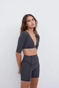 For Love & Leisure Shop Ribbed Bra Top