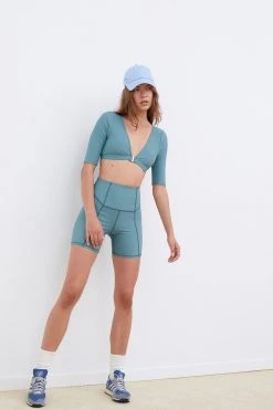 For Love & Leisure Ribbed Bra Top