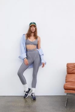 For Love & Leisure Double Strap Waist Legging Shop