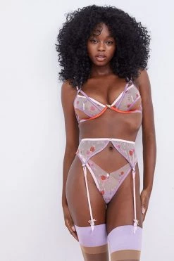 Victorias Secret Rose Bloom Garter Belt Shop