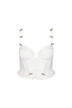 Victorias Secret Chantilly Lace Bustier Wedding Shop