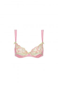 Victorias Secret Hugging Hearts Embroidery Underwire Bra