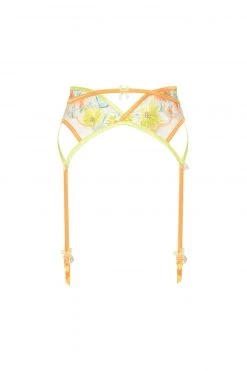 Victorias Secret New Waterlily Embroidery Garter Belt