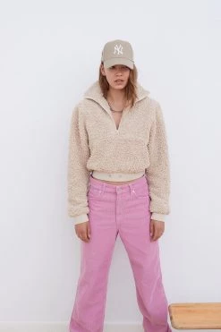 For Love & Leisure Sherpa Fleece Pullover Shop