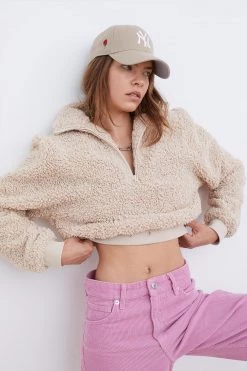 For Love & Leisure Sherpa Fleece Pullover Shop