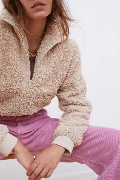 For Love & Leisure Sherpa Fleece Pullover Shop