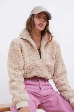 For Love & Leisure Sherpa Fleece Pullover Shop