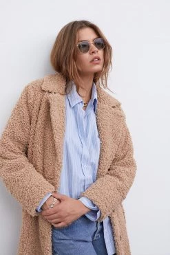 For Love & Leisure Long Teddy Coat Shop
