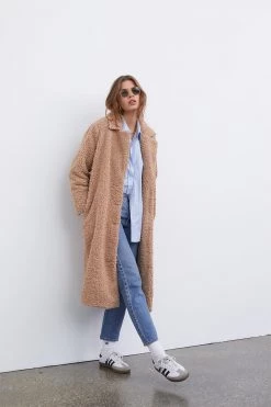 For Love & Leisure Long Teddy Coat Shop