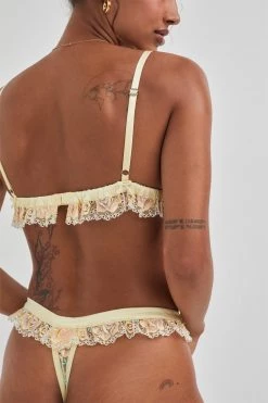 Victorias Secret Shop Vintage Eyelet Rose Panty