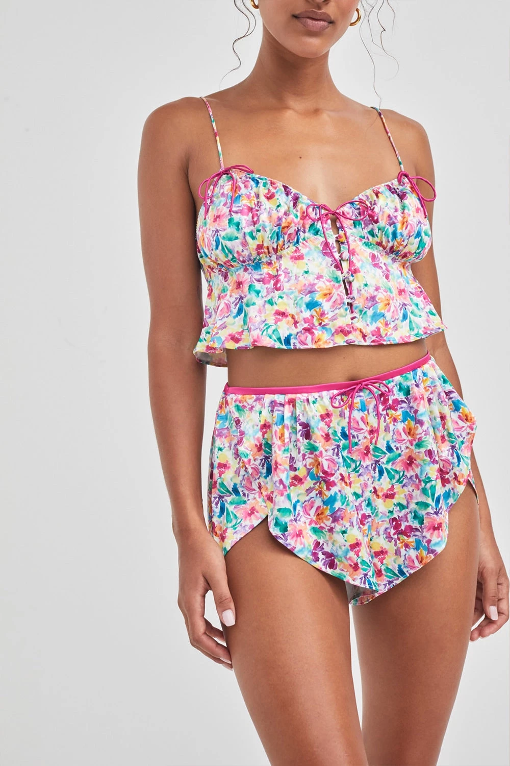Victorias Secret Watercolor Floral Short Shop 3 Victorias Secret Watercolor Floral Short Shop