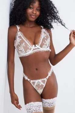 Victorias Secret Wedding Shop Winter Snow Floral Underwire Bra